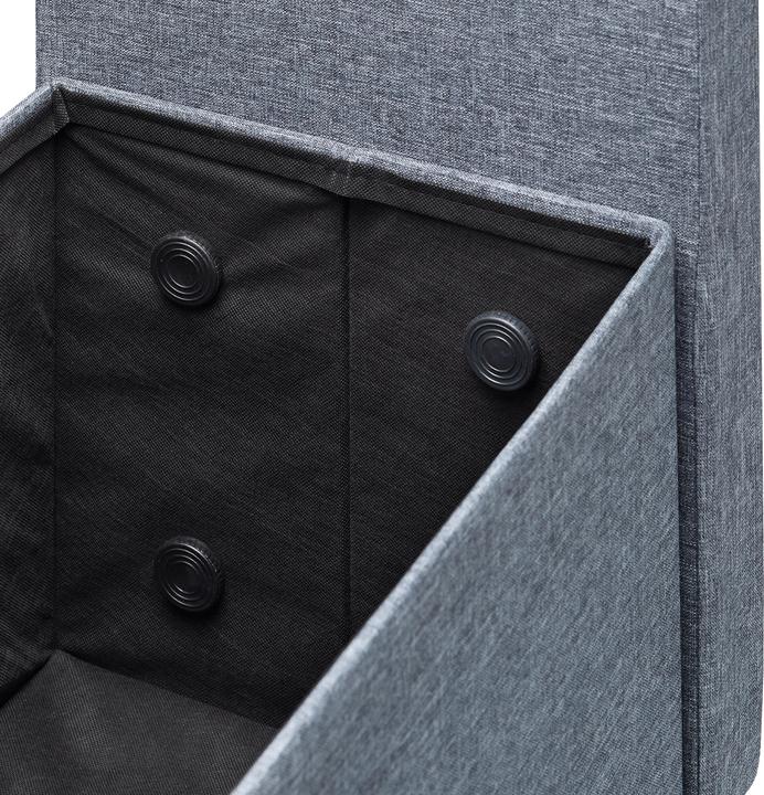 Actual product image Relaxdays Storage Bench with Backrest and Pillows (115 cm)