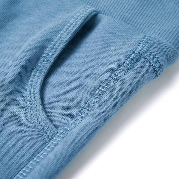 Actual product image VidaXL Children's tracksuit bottoms mid blue 140,Material: 80 (140)