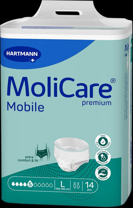 MoliCare Mobile 5 Inkontinenz Pants (14 x, L)