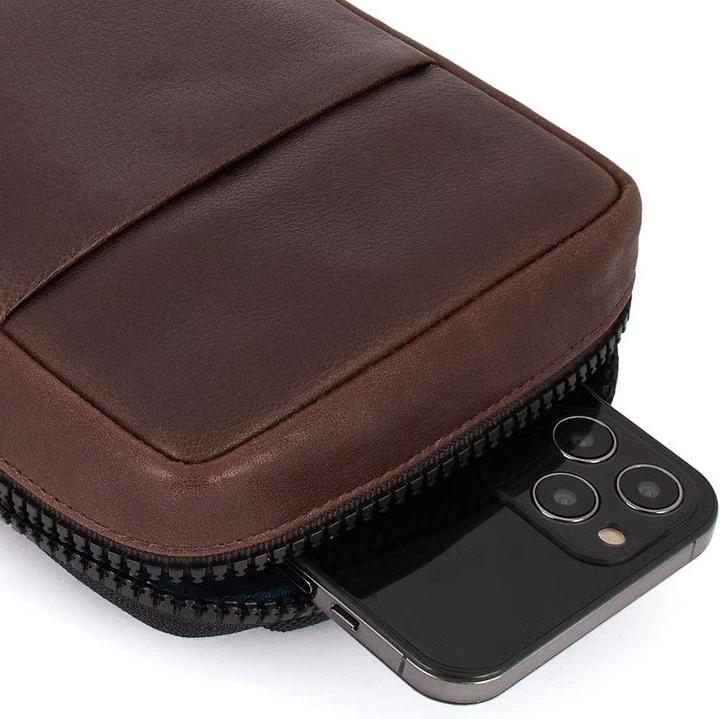 Immagine prodotto Piquadro Harper - portafoglio da uomo per smartphone da appendere al collo