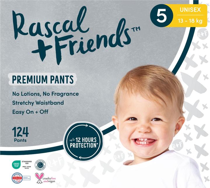 Produktbild Rascal+Friends Premium Pants (Gr. 5, Monatsbox, 124 Stück)
