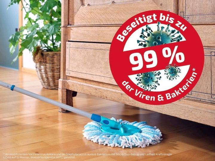Produktbild Leifheit Ersatzkopf Clean Twist Disc Mop microduo (1 Stk.)