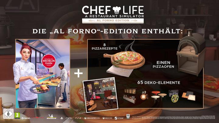 Produktbild Nacon Gaming Chef Life: A Restaurant Simulator - Al Forno Edition (PS5, DE)