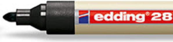 Image du produit Edding Marqueur pour tableau blanc 28 EcoLine (Noir, 1.50 mm, 1 x)