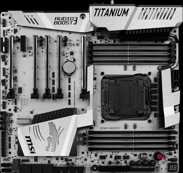 Actual product image MSI X99A Xpower Gaming Titanium (LGA 2011-v3, Intel X99, E-ATX)