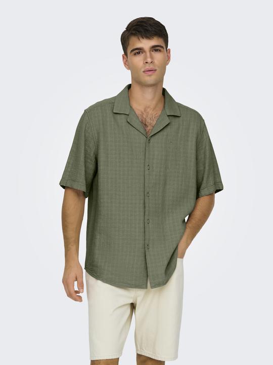 Produktbild Only & Sons Onslatham Rlxss Resort Linen Struc 0257 (L)