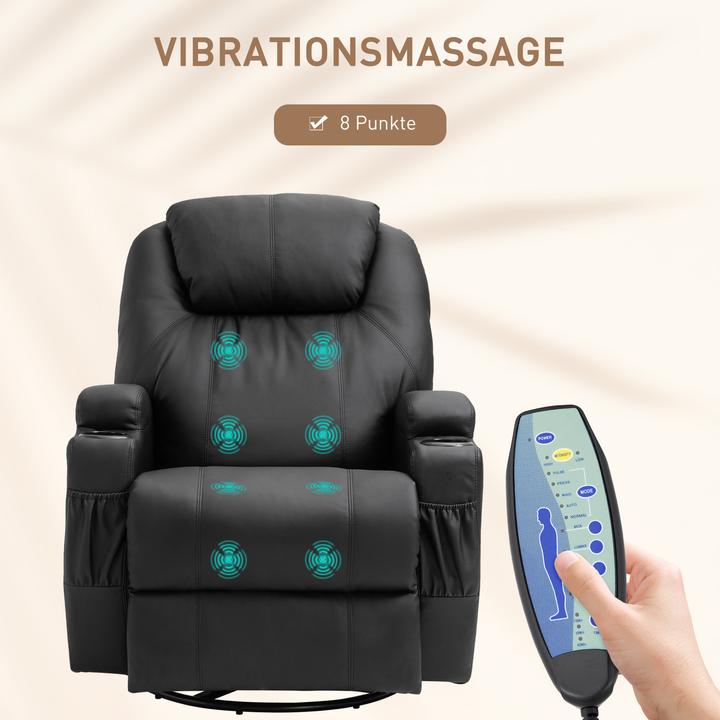 Immagine prodotto Homcom Massagesessel mit Liegefunktion