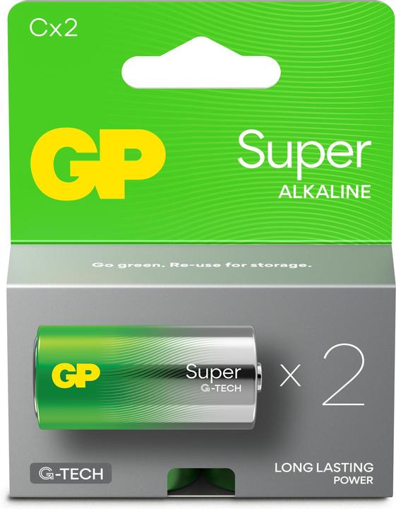 Image du produit GP Batteries Super (2 pcs, C, R14)