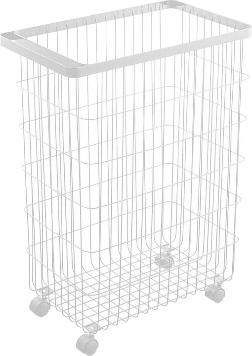 Produktbild Yamazaki Waschkorb auf Rädern - Turm - Weiss (4776) (72 l)