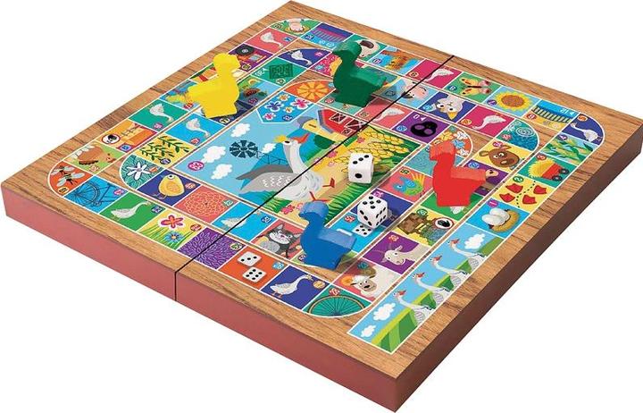 Actual product image Merchant Ambassador Jeu Bois Pliable Jeu De L Oie