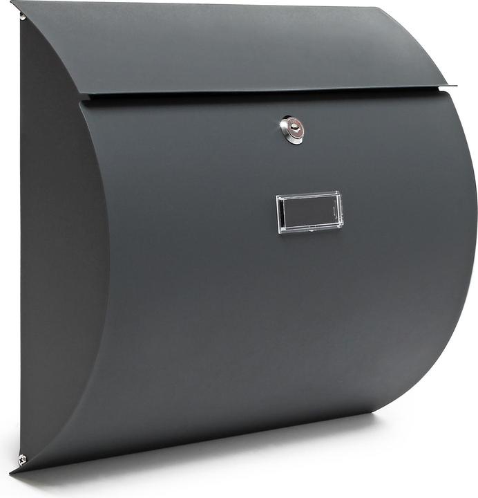 Immagine prodotto Wiltec Cassetta delle lettere V17 Antracite 375x108x330mm Blocco Targhetta Cassetta postale