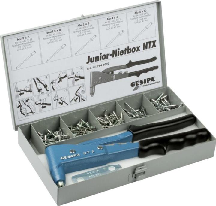 Produktbild Gesipa Nietbox Junior mit NTX