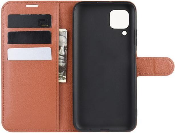 Actual product image MU Classic Litchi Leather Bookcover Series (Huawei P40 Lite)