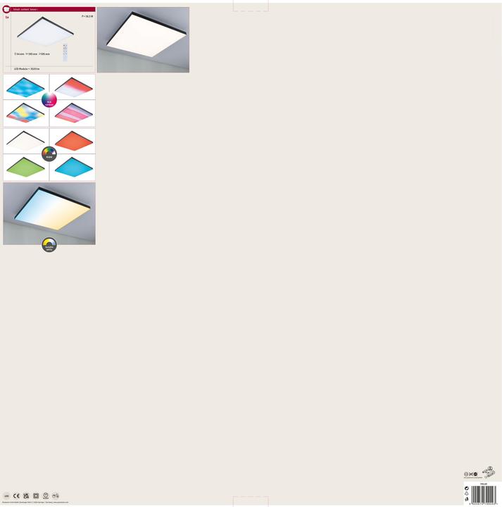 Actual product image Paulmann Panel Verlora Rainbow (3520 lm)