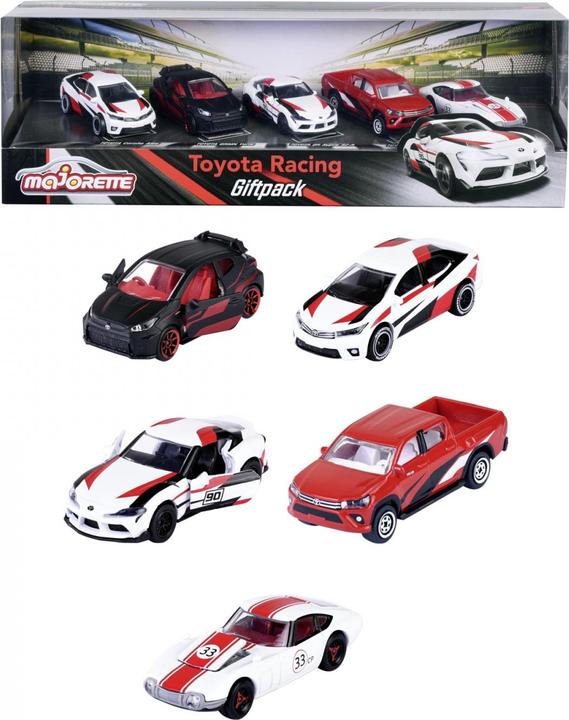 Actual product image Majorette Toyota Racing 5 Pieces Giftpack