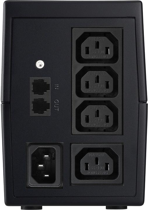 Actual product image Powerwalker UPS VI 600 STL Schuko Line Interact (600 VA, 360 W, Line-interactive UPS)