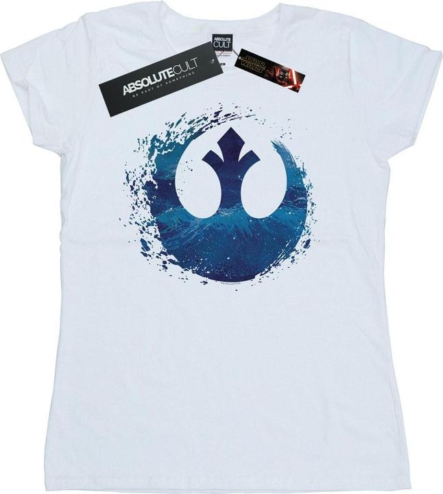 Immagine prodotto Star Wars The Rise Of Skywalker Resistance Symbol Wave Maglietta Donna (XL)