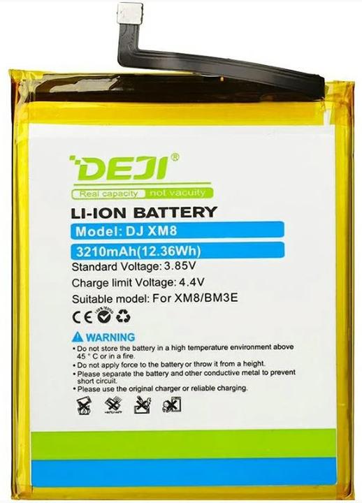 Actual product image DEJI Battery Xiaomi Mi 8 BM3E 3210mAh
