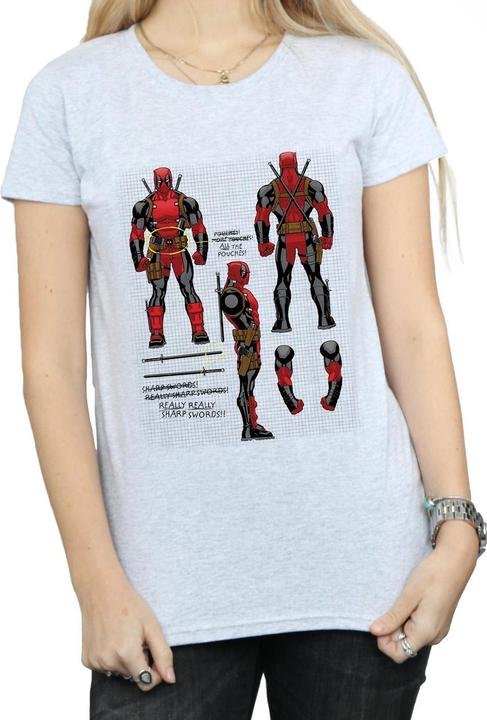 Produktbild Deadpool Action Figure Plans TShirt (XXL)