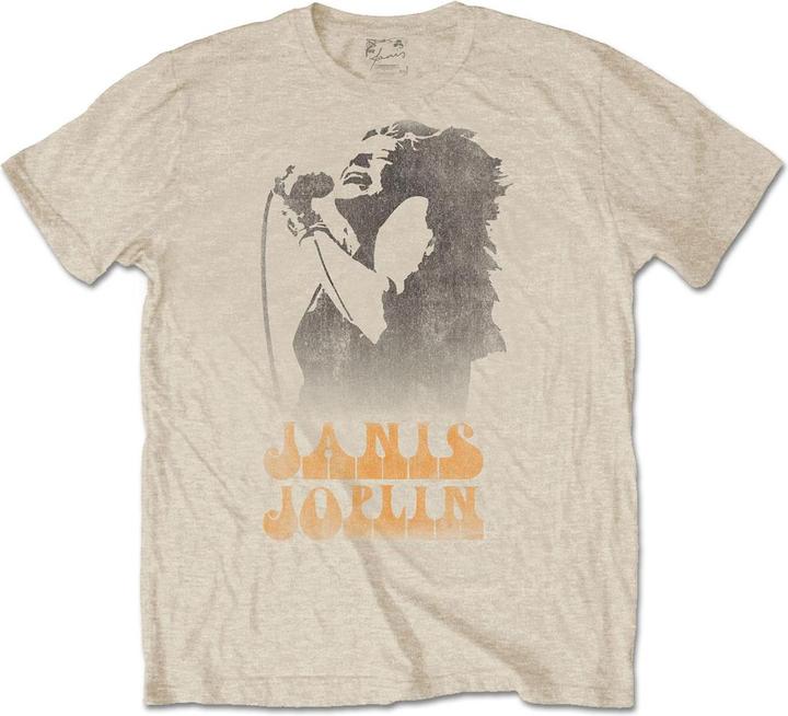 Janis Joplin Working The Mic TShirt