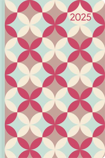 Produktbild Alpha Edition Ladytimer Mini Retro 2025 Taschenkalender, 8x11,5cm, Kalender mit 144 Seiten (8 x 11 cm, Deutsch, Englisch, Französisch, Italienisch)