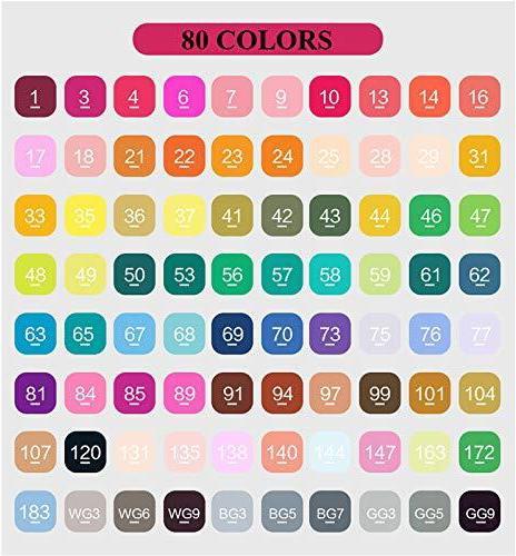 Produktbild Touchnew Marker-Set (White, 80 x)