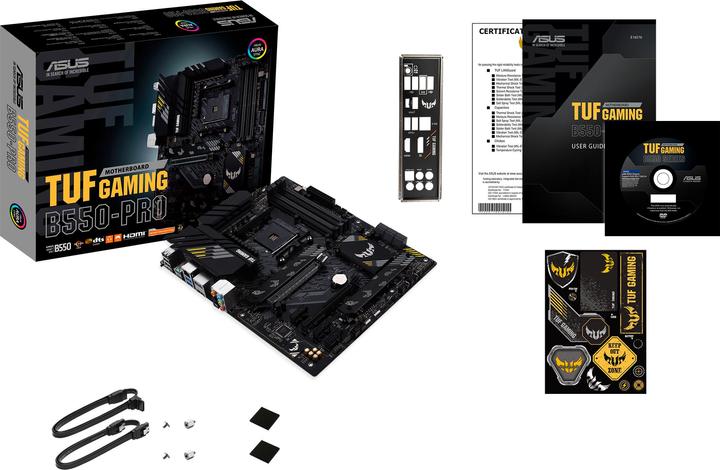 Actual product image ASUS TUF GAMING B550-Pro (AM4, AMD B550, ATX)