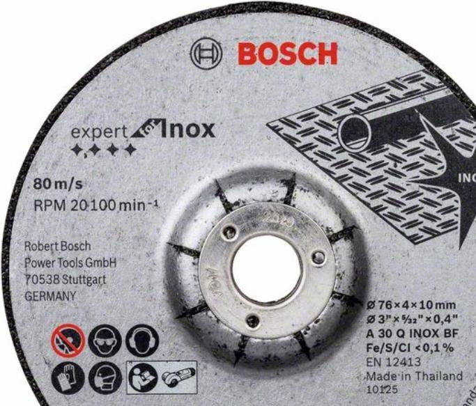 Produktbild Bosch Professional Zubehör PRO Stainless Steel and Metal Schleifscheibe, 76 x 4 x 10 mm