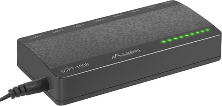 Actual product image Lanberg Switch DSP1-1008 8-Port 1GB/S Desktop (8 Ports)