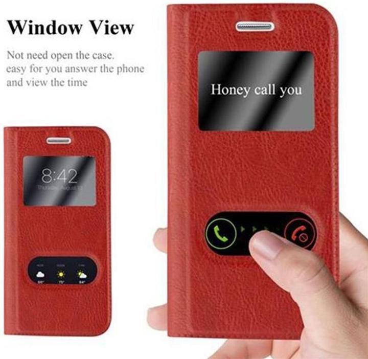 Produktbild Cadorabo Book mit View Doppelfenster Cover (Samsung Galaxy S3 Mini)