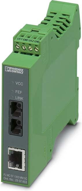Image du produit Phoenix Contact Phoenix 2902853 - 100 Mbit/s - 10,100 Mbit/s - 10000 m - 1300 nm - Allemagne