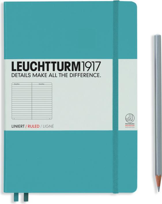 Image du produit Leuchtturm1917 Calepin (A5, À rayures, Couverture rigide)