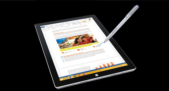 Microsoft Surface Pro 3, 128GB SSD (12", Intel Core i5-4300U, 4 GB, 128 GB)