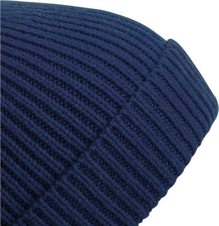 Actual product image Beechfield Engineered rib knit bobble hat (One size)