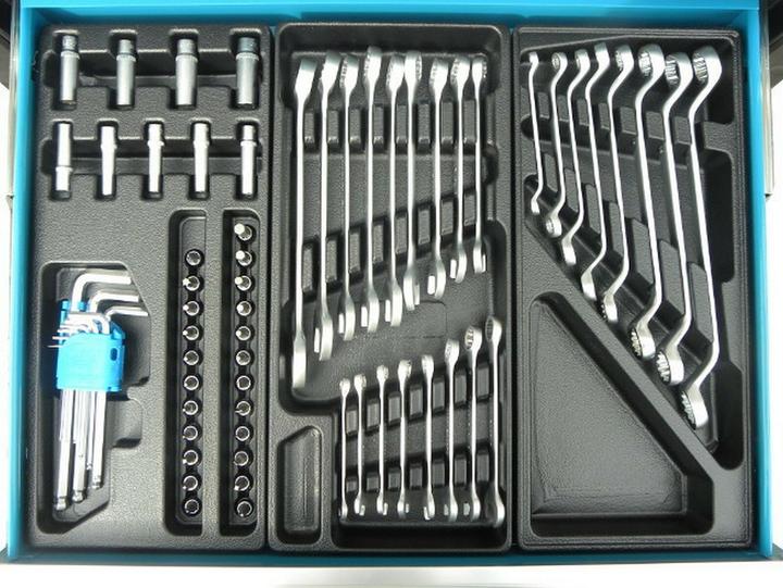 Actual product image GEKO Workshop trolley, 272-pcs., 7 compartments (272 x)