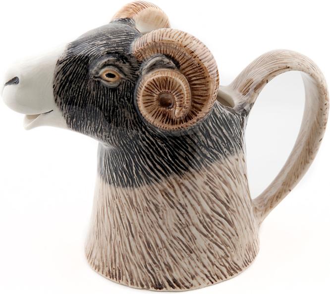 Quail Ceramics 0.3 l milk jug Swaledale sheep brown (0.30 l)