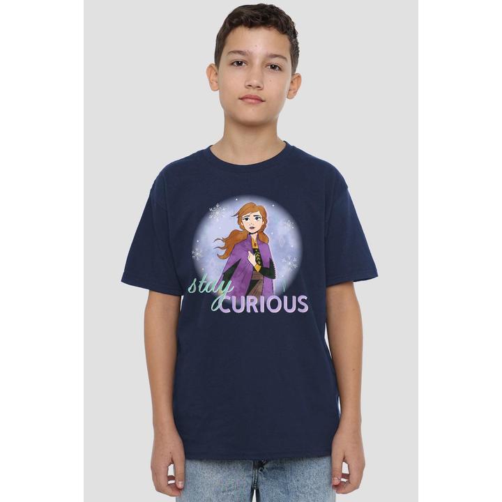 Actual product image Disney Frozen Childrens/Kids Stay Curious Anna T-Shirt (104)