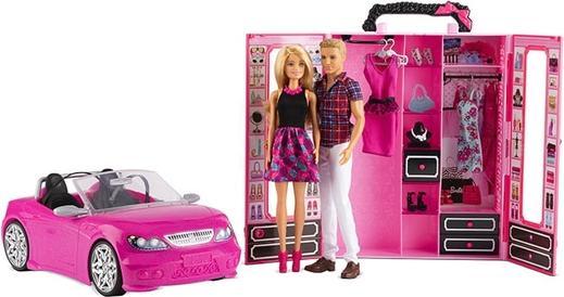 Produktbild Barbie Kleiderschrank + umwandelbares Geschenkset