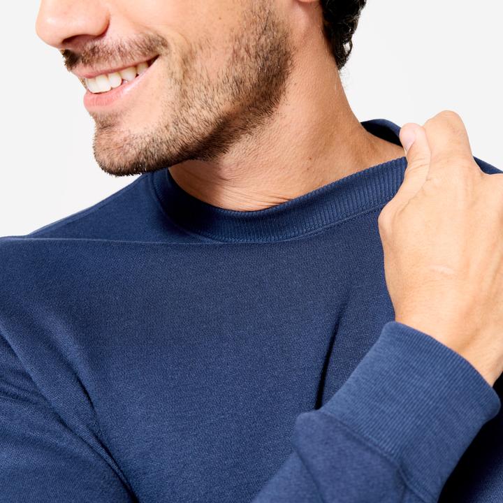 Image du produit Domyos Sweatshirt Herren warm Baumwolle - dunkelblau (S)