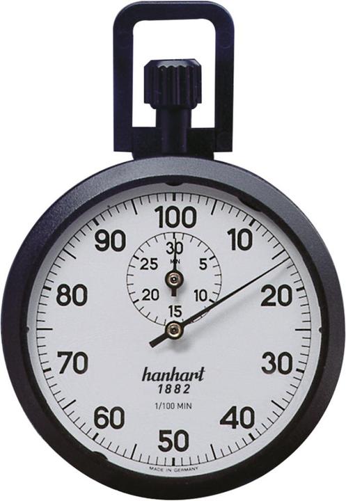 Actual product image Hanhart Stopwatch 1/100 min 30 min mechanical, industrial