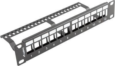 Produktbild Lanberg patch panel blank 12 port 1U