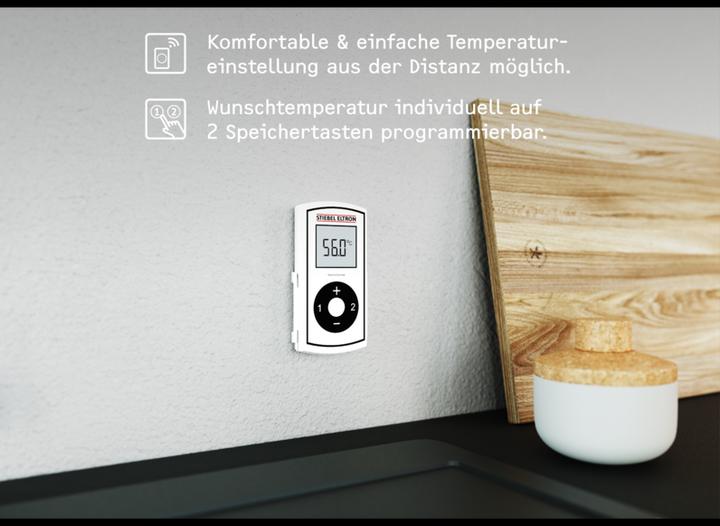 Immagine prodotto Stiebel Eltron DCE 11/13 RC Scaldabagno elettronico compatto istantaneo con telecomando per la cucina