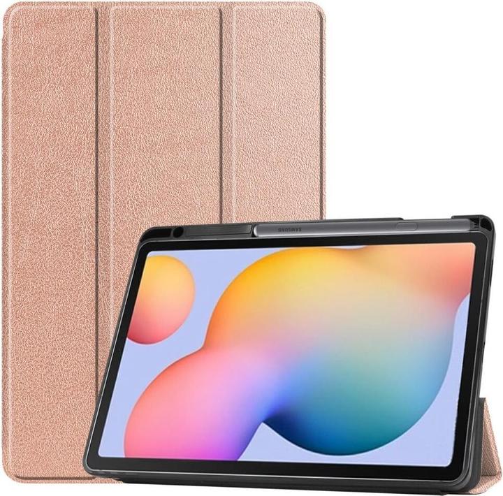 Immagine prodotto Cover-Discount Galaxy Tab S6 Lite - Tri-fold Smart Leather Case oro rosa (Galaxy Tab S6 Lite 10.4 (2020))
