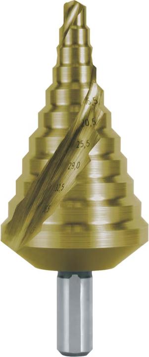 Immagine prodotto Ruko Trapano a gradino per pressacavo metrico.TIN.Ø 6,5 - (6,5 - 40,5 mm)