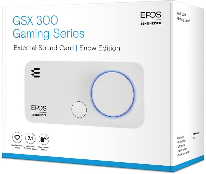 Actual product image EPOS GSX 300 Snow Edition (USB 2.0)