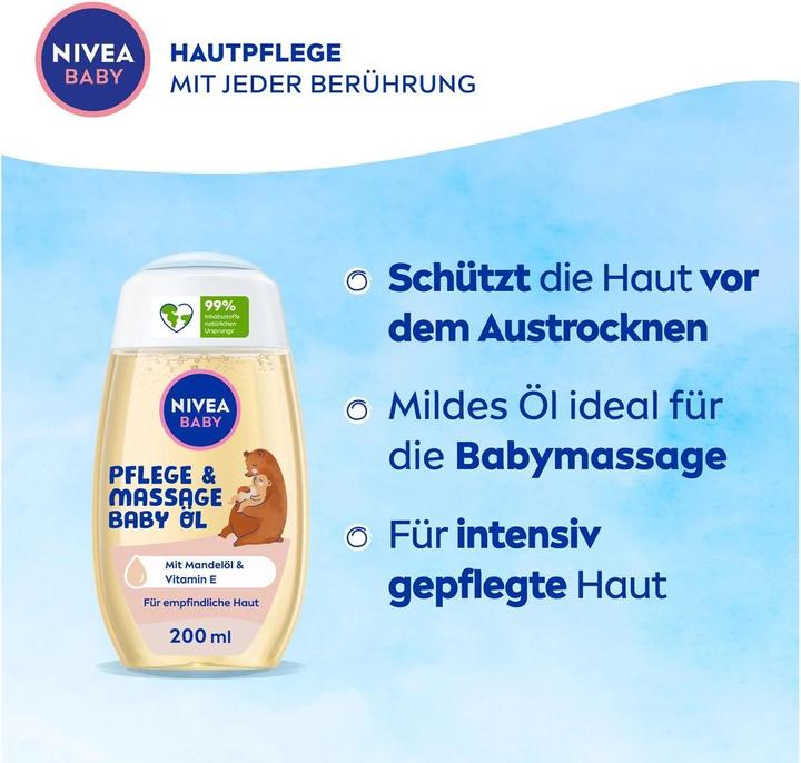 Produktbild NIVEA Pflege & Massage Baby Öl