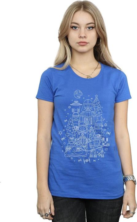Image du produit Star Wars - T-shirt EMPIRE CHRISTMAS - Femme (S)