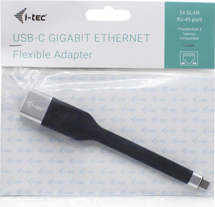 Produktbild i-tec USB-C auf Gigabit Ethernet Flat Adapter (USB-C 3.1 Gen 1, RJ45 (1x))
