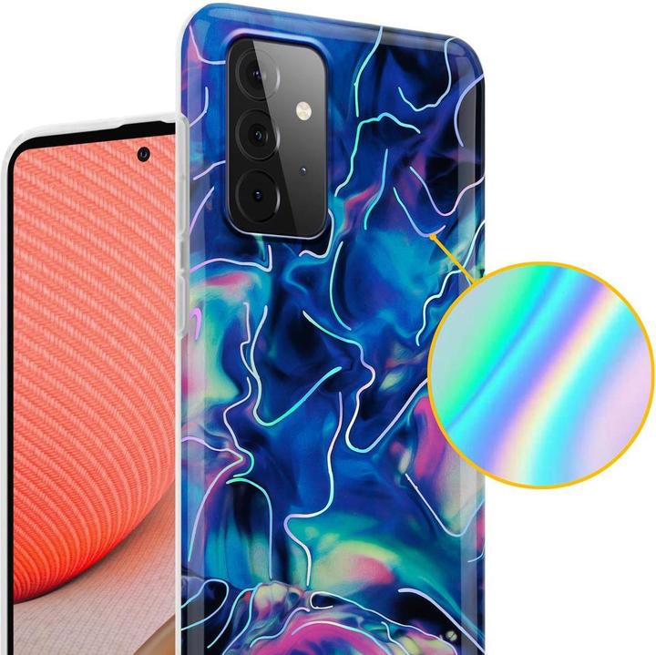 Produktbild Cadorabo IMD TPU Bunter Marmor Cover (Samsung Galaxy A72)