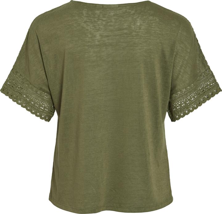 Actual product image Vila Round neck top with short sleeves (XL)